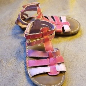Girl's Pink Sandals (sz 9)